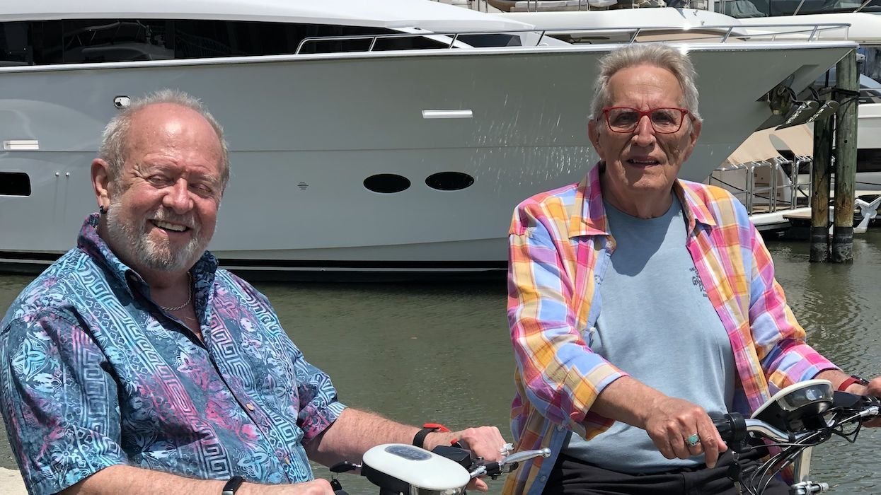 Lonnie Billard (L) and Richard Donham