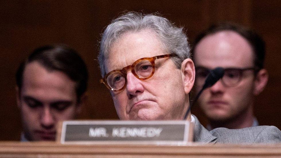 If anyone should get a motel room, it’s Senator John Kennedy and Donald Trump