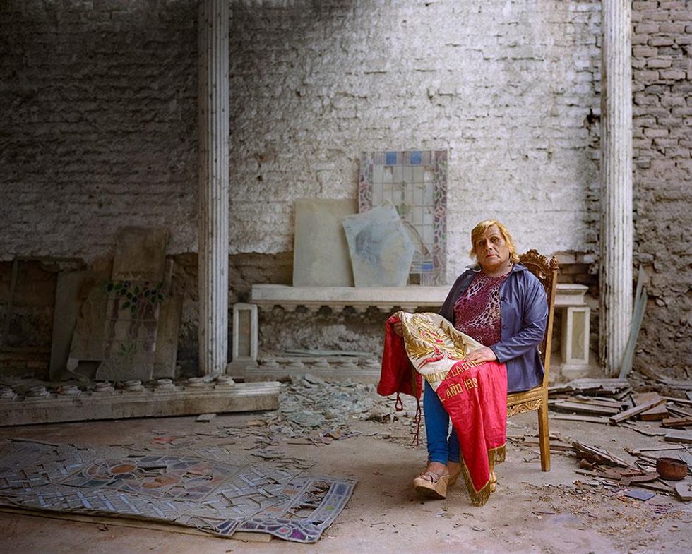 Lucha, from the series: Virgenes de la Puerta, 2015