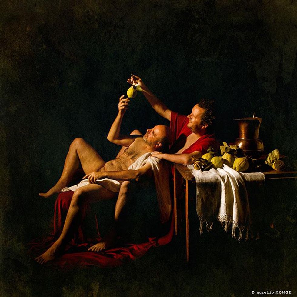 Lucrecio y Catulo, \u00a9 Aurelio Monge