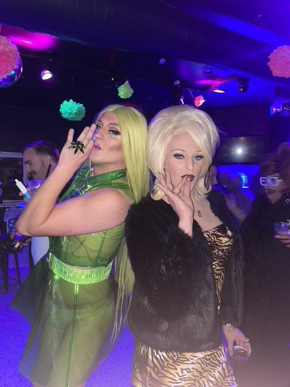 Mackenzie with Laganja Estranja at Crown & Anchor in Provincetown, MA