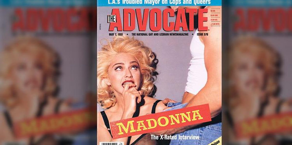 1200px x 598px - READ: Madonna's X-Rated 'Advocate' Cover Story