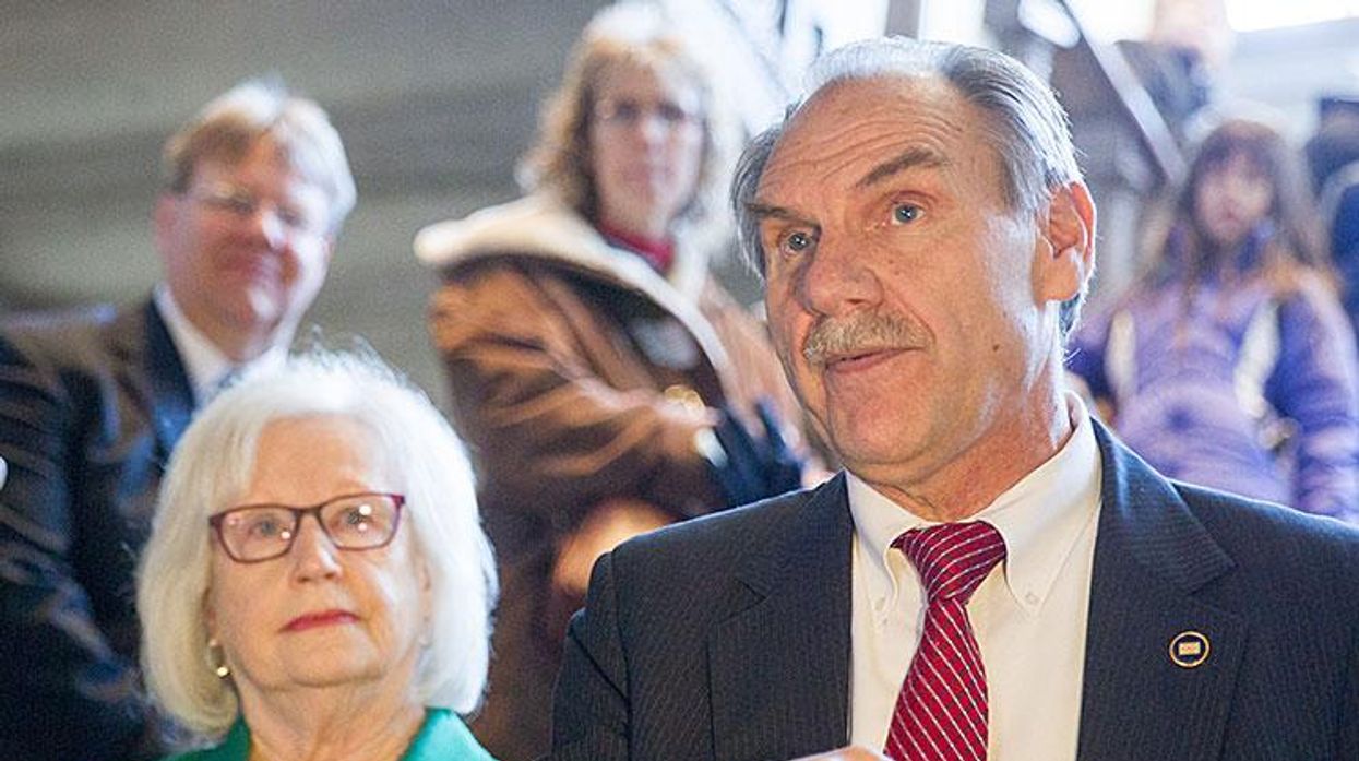 Mae Beavers and Mark Pody