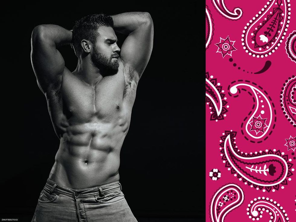 Magenta on left = armpit-loving top. Magenta on right = pits sniffer/licker/cleaner.