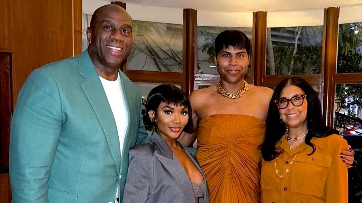 Magic Johnson support guide love gay son birthday instagram post