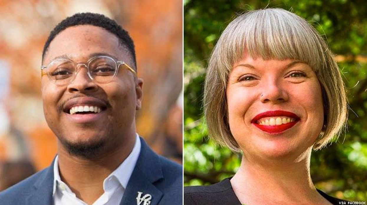 Malcolm Kenyatta and Kristin Seale