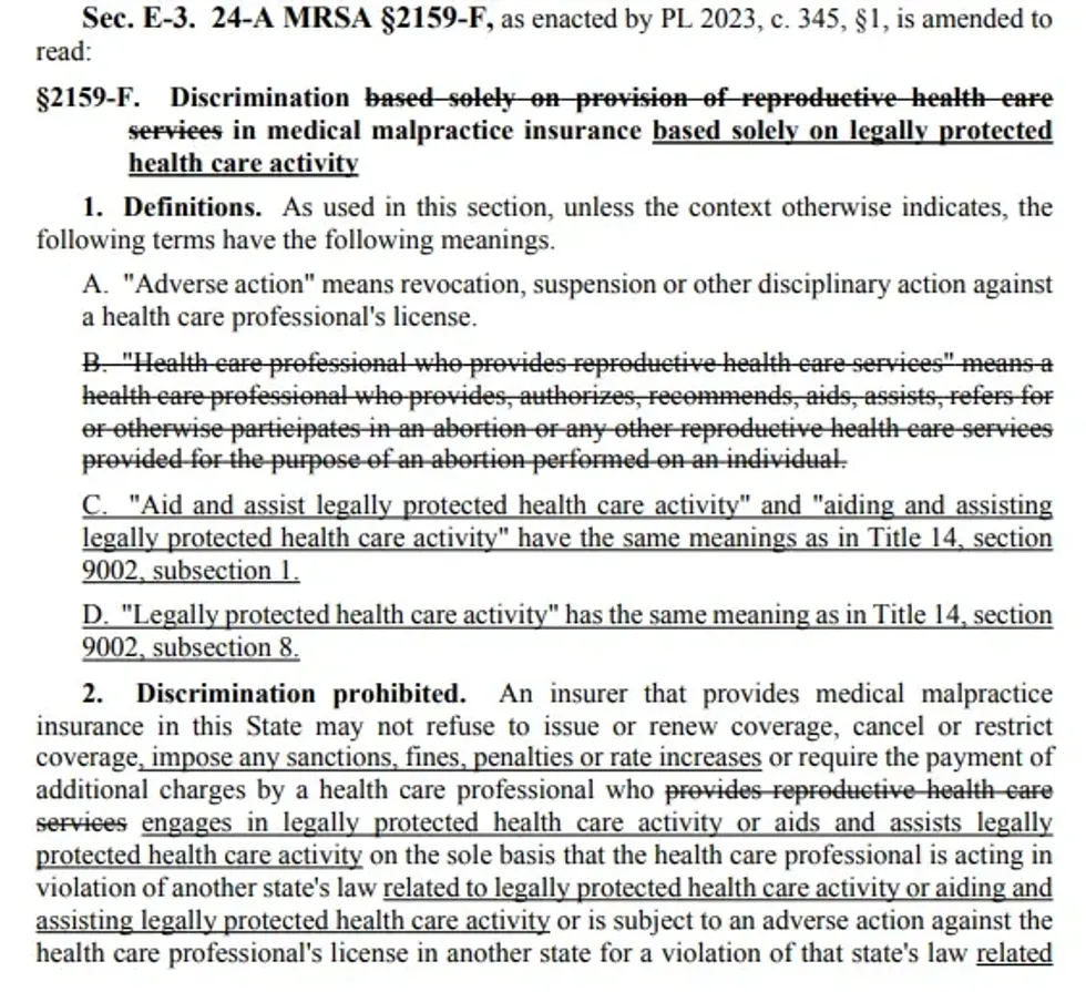 Malpractice insurance protections