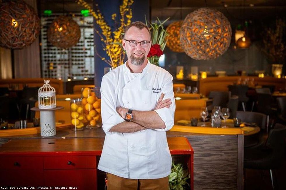 man in chef's jacket