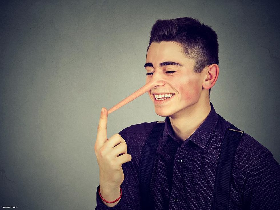 man with big pointy nose