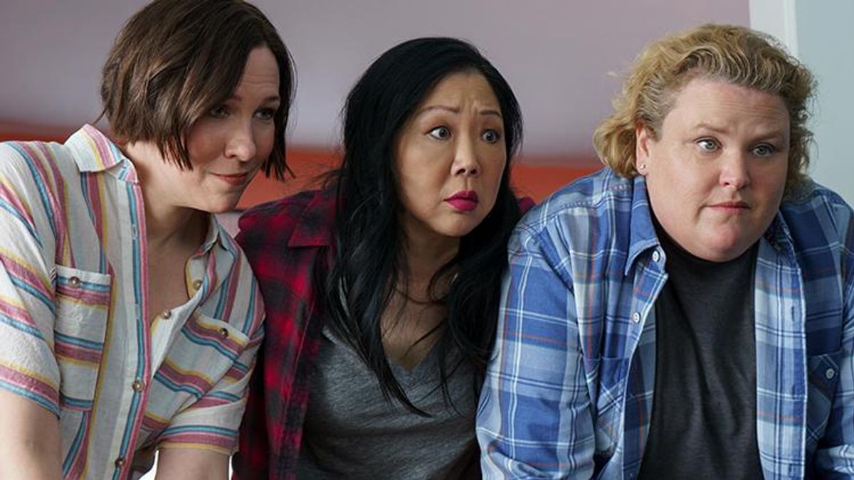 Margaret Cho, Fortune Feimster, and Rebecca Henderson in Sex Appeal