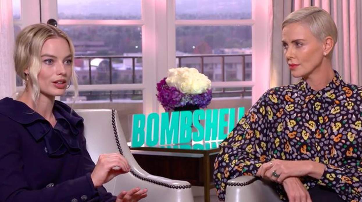 Margot Robbie and Charlize Theron