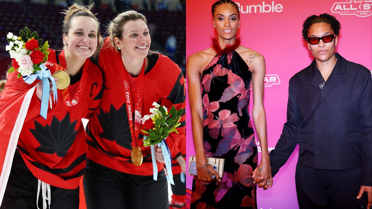 Marie-Philip Poulin and Laura Stacey and DeWanna Bonner and Alyssa Thomas 