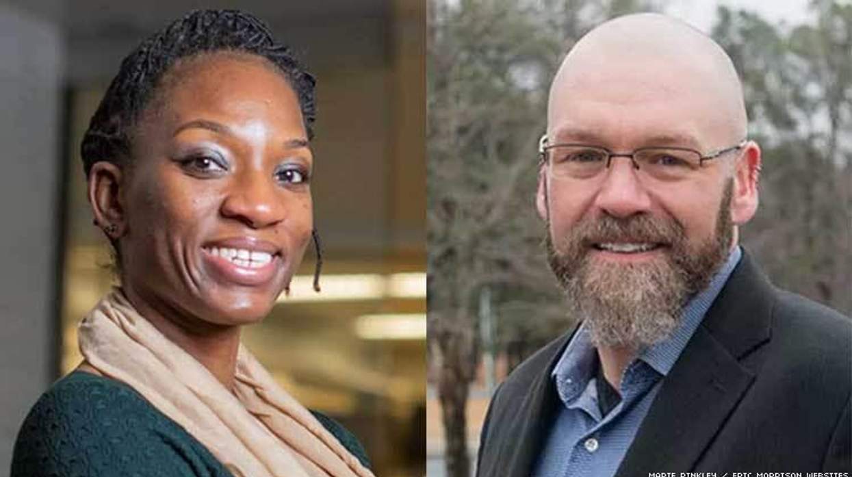 Marie Pinkney and Eric Morrison