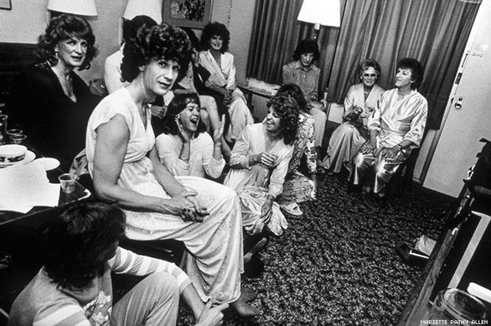 Mariette Pathy Allen, Pajama Party at Fantasia Fair, 1985. Courtesy of the artist.