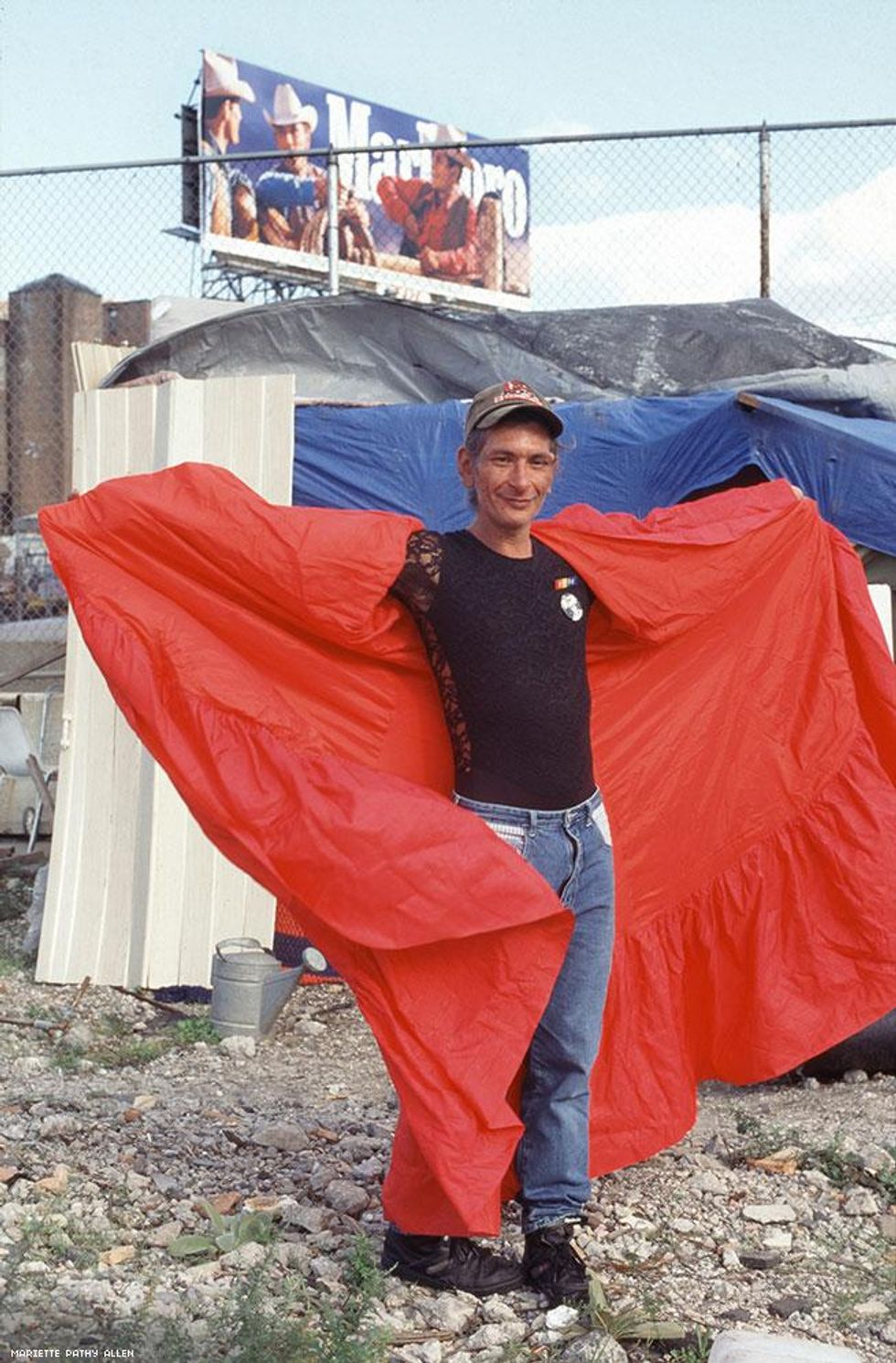 Mariette Pathy Allen, Sylvia Rivera when she was homeless, 1996. Courtesy of the artist.