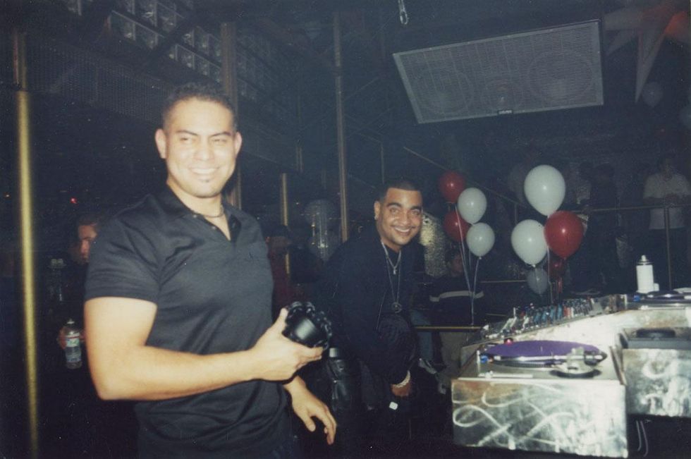 Mario Sandoval, DJ Barney and DJ Ben at Circus Disco, Hollywood, 2004. Courtesy of the artist.