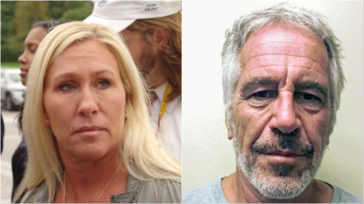 Marjorie Taylor Greene and Jeffrey Epstein