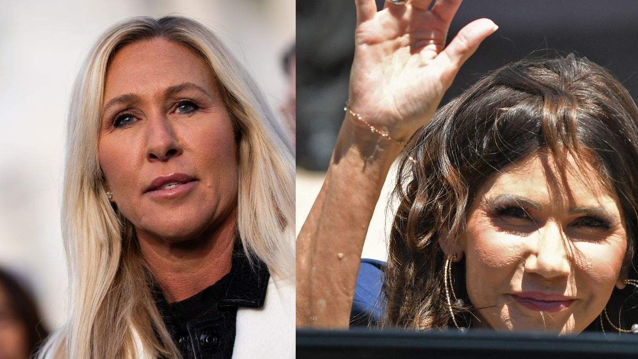 marjorie taylor greene and kristi noem