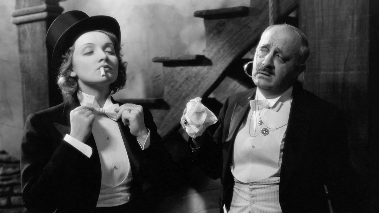 Marlene Dietrich and Paul Porcasi