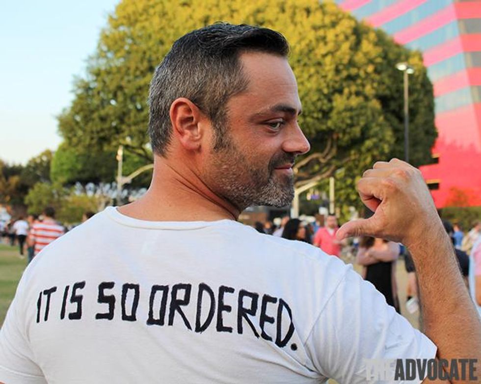 Marriage equality was decreed.