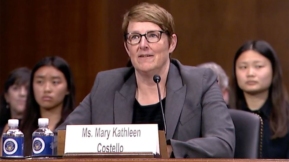 Mary Kathleen Costello at Senate Judiciary Committee