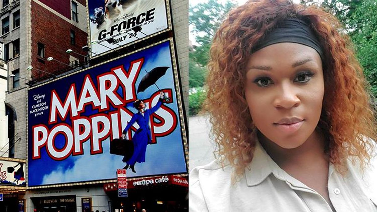 Mary Poppins Musical Poster on Broadway & Peppermint
