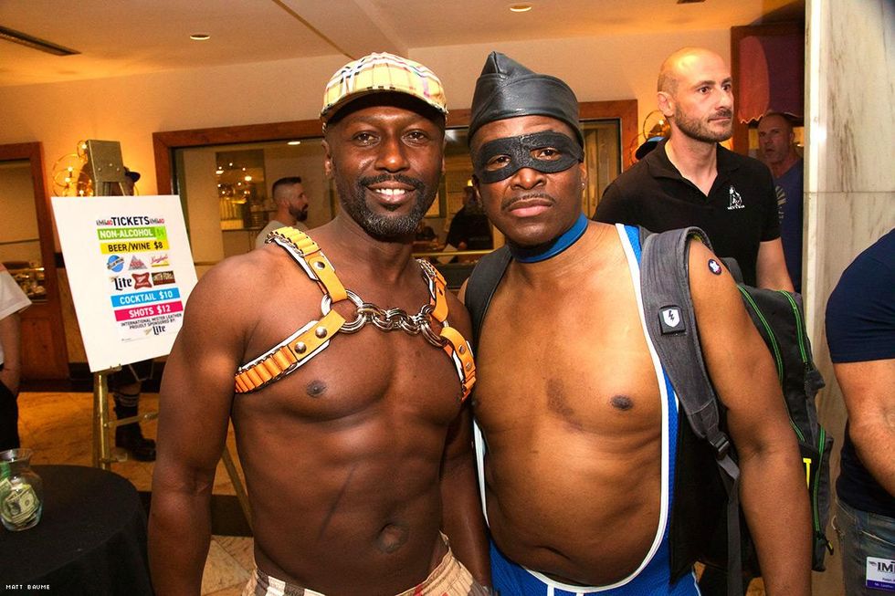 Matt Baume: IML Day 1. See link below for more leather fun.