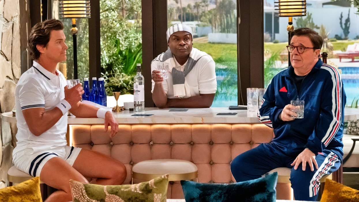 Matt Bomer, Nathan Lee Graham, and Nathan Lane on Mid-Century Modern season 1