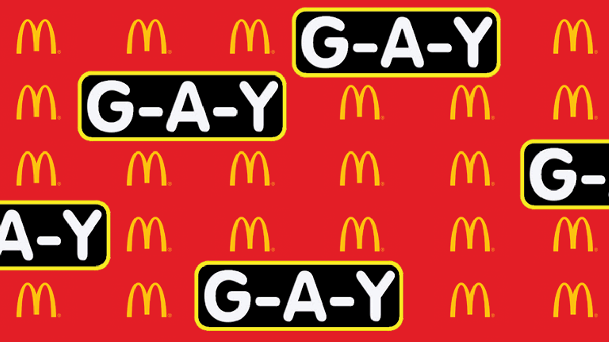 McDonald's and G-A-Y 