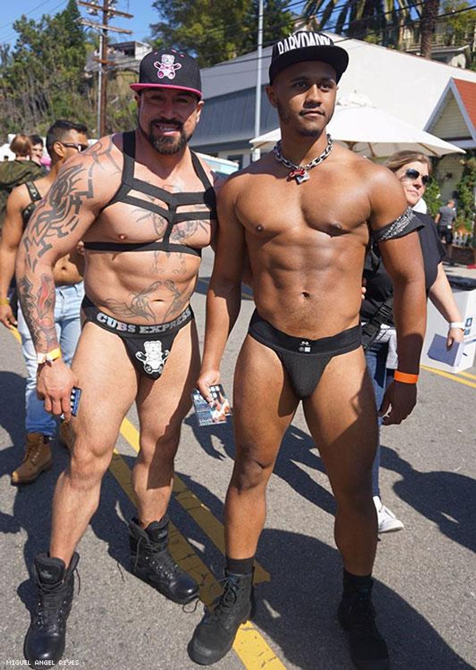 Meat was definitely on the menu at the Off Sunset Festival, the event that closes out Leather Pride Week in Los Angeles.
