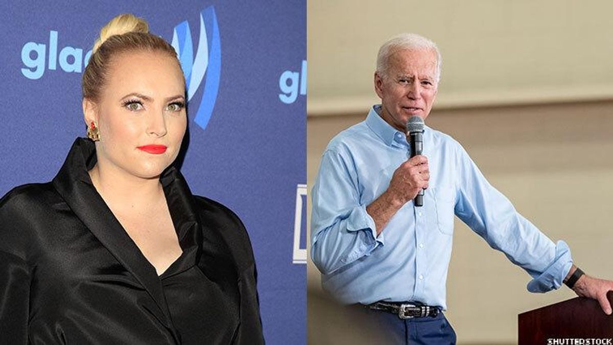 Meghan McCain and Joe Biden