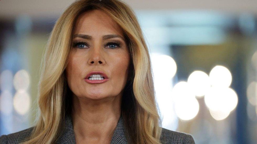 What Melania Trump’s bizarre Jeffrey Epstein press event reveals about a White House in chaos