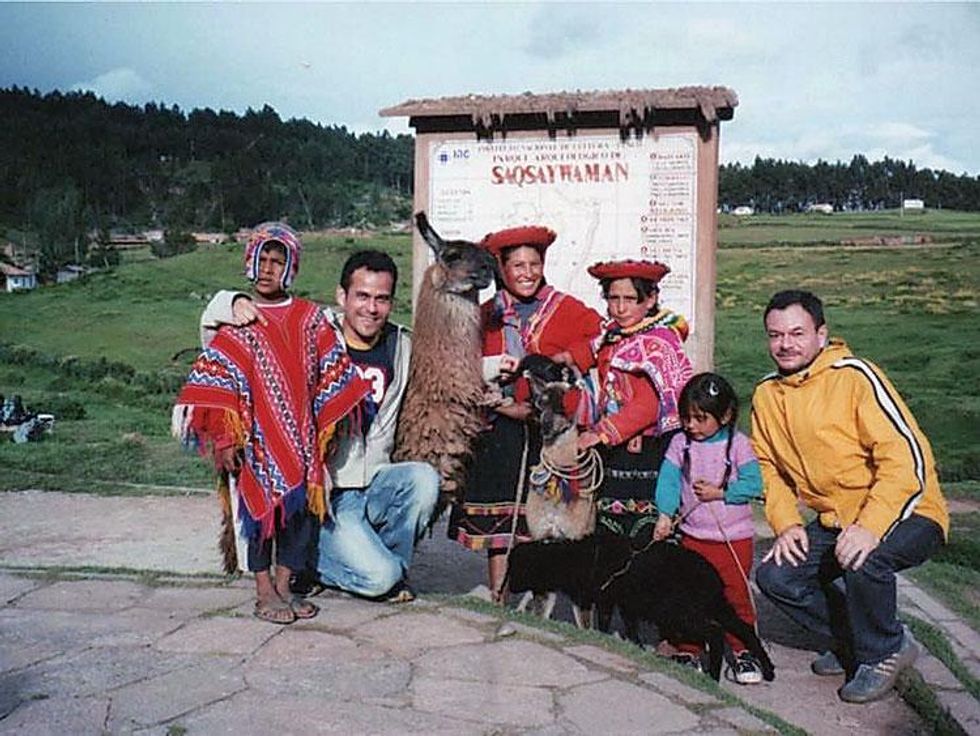 Melendez and Arrue in Cusco, Peru