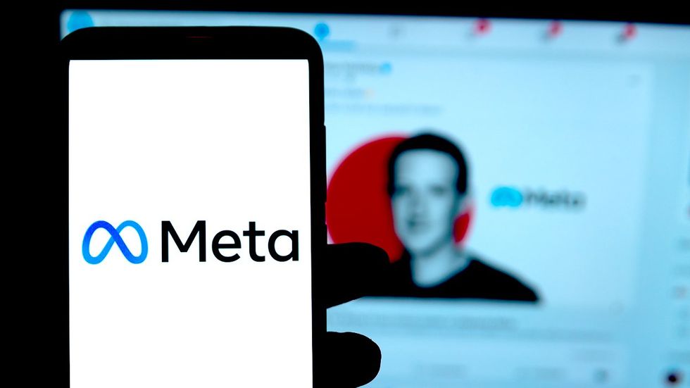 Meta Logo Cell Phone Computer screen background