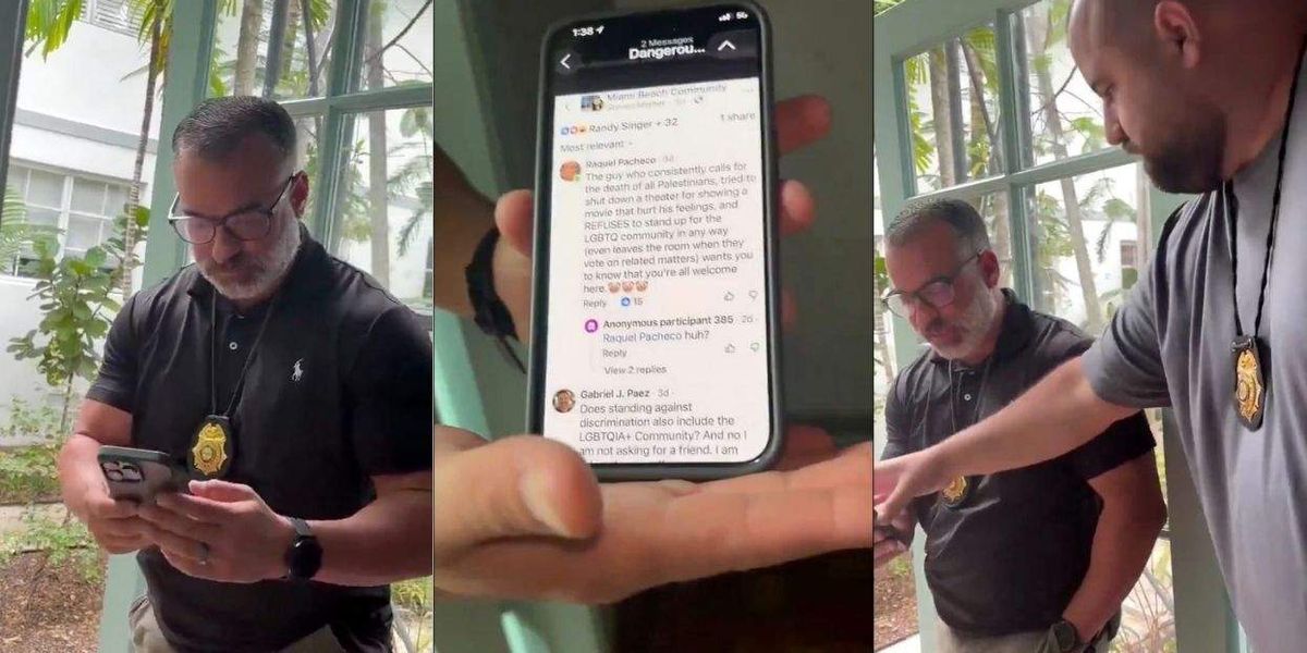 Florida woman criticized Miami Beach's mayor on Facebook. Cops then showed up at her home