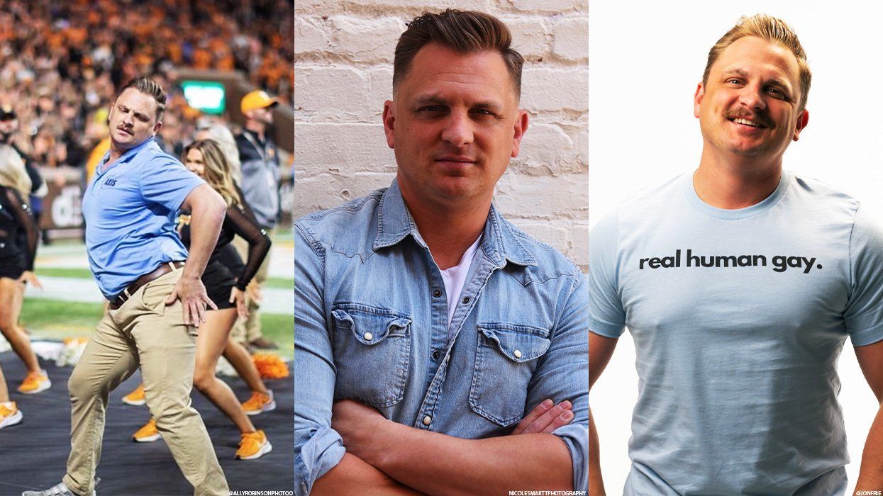 Meet the Gay Man Behind the Blue Shirt Guy Viral Dances | Advocate.com