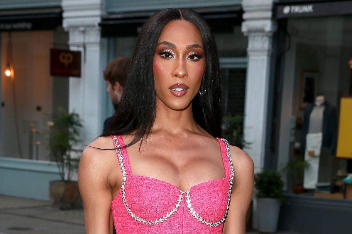 Michaela Jaé Rodriguez arrives at the British Vogue Summer Party.