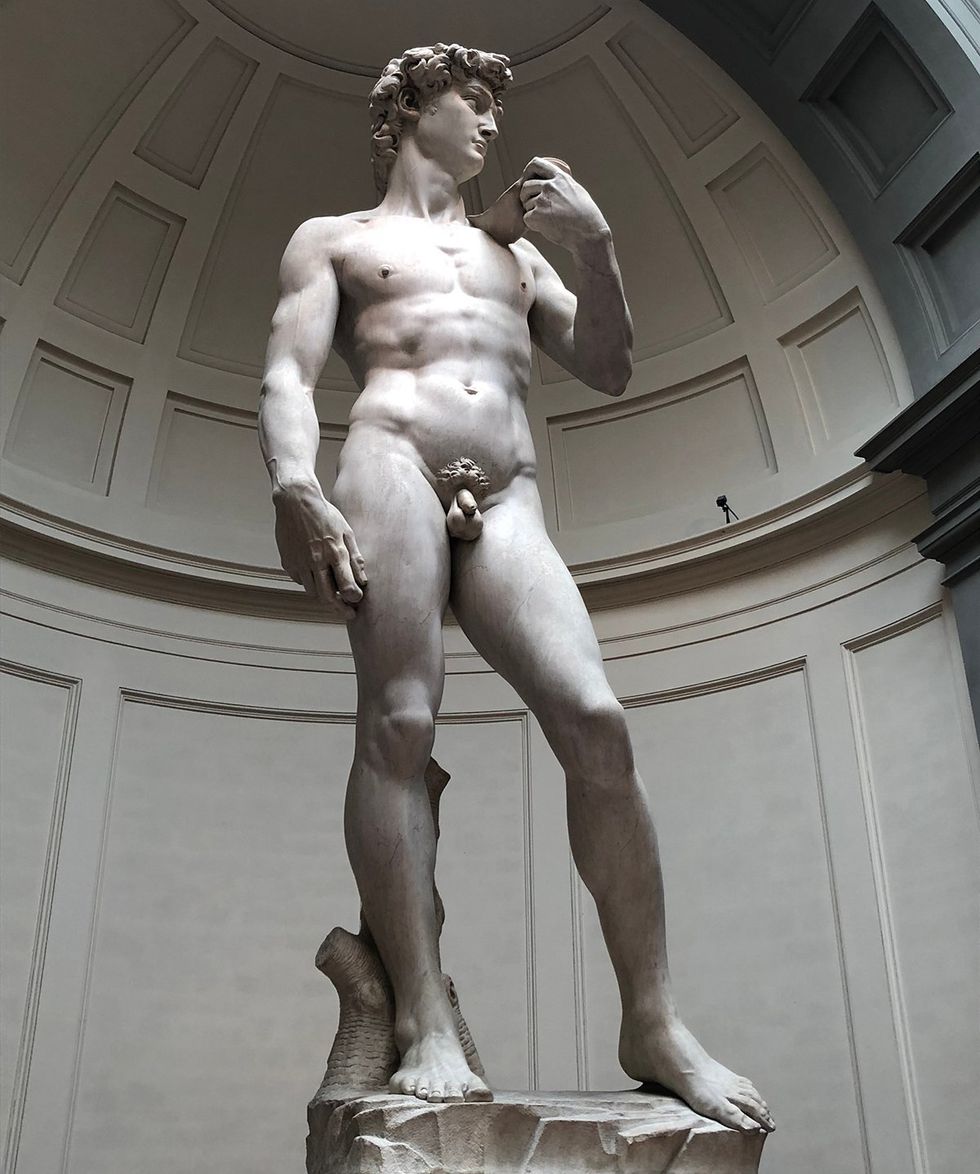 Michaelangelo David statue