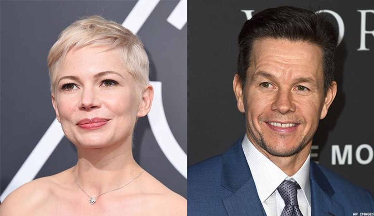 Michelle Williams and Mark Wahlberg 