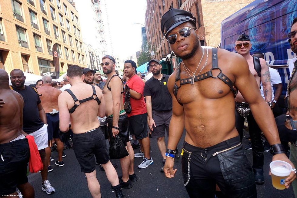 Miguel Angel Reyes: Folsom Street East. See link below for more photos.