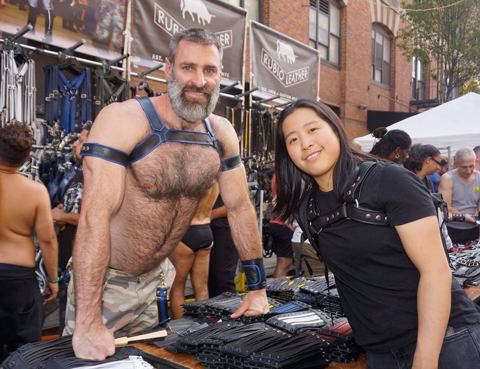 Miguel Angel Reyes: Folsom Street East. See link below for more photos.