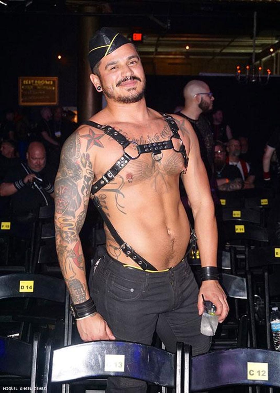 Miguel Angel Reyes: Mr Leather L.A. See link below.