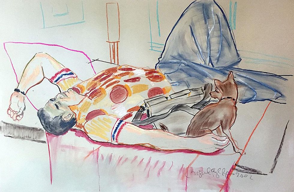 Miguel Angel Reyes, "Ruben & Paco (Havenhurst WeHo)", 2002