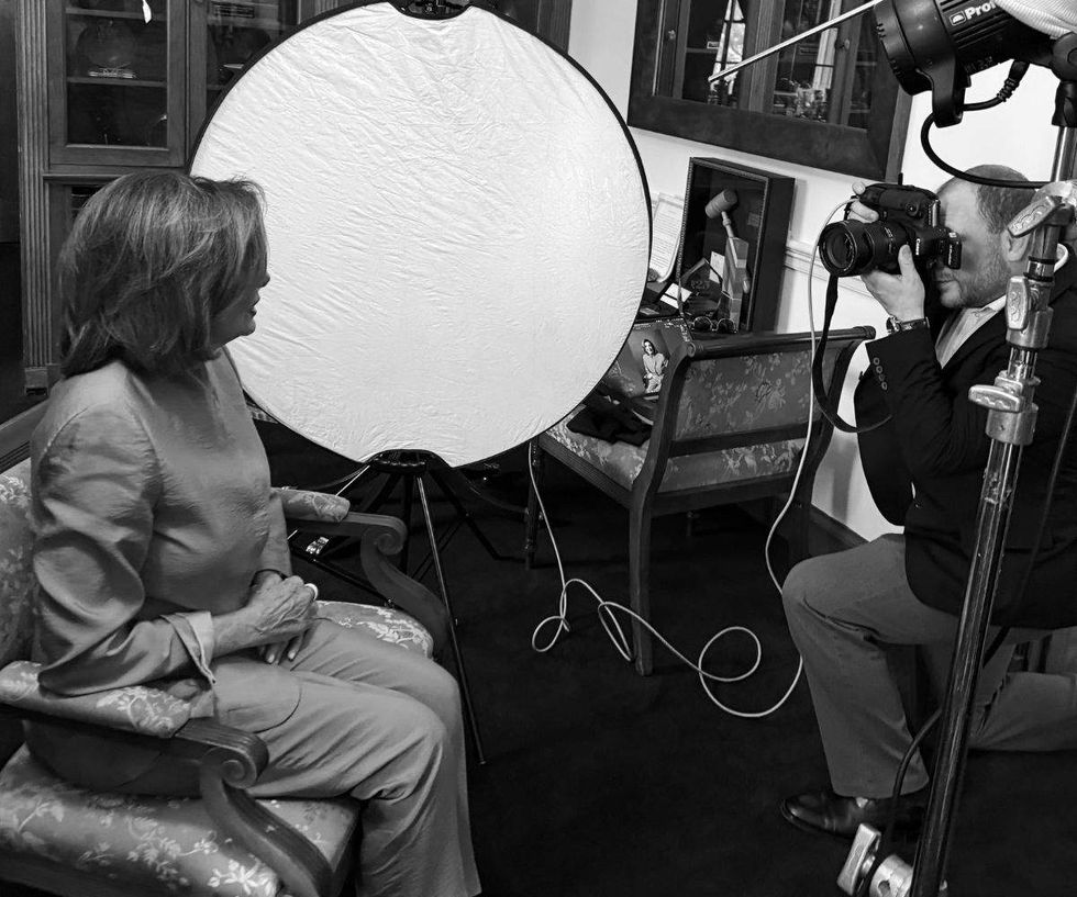 mike nelson photographs nancy pelosi