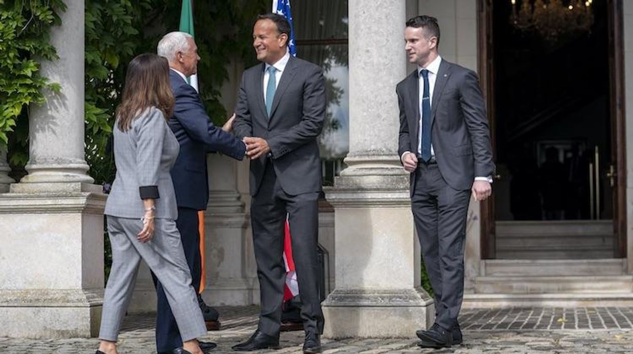 Mike Pence and Leo Varadkar