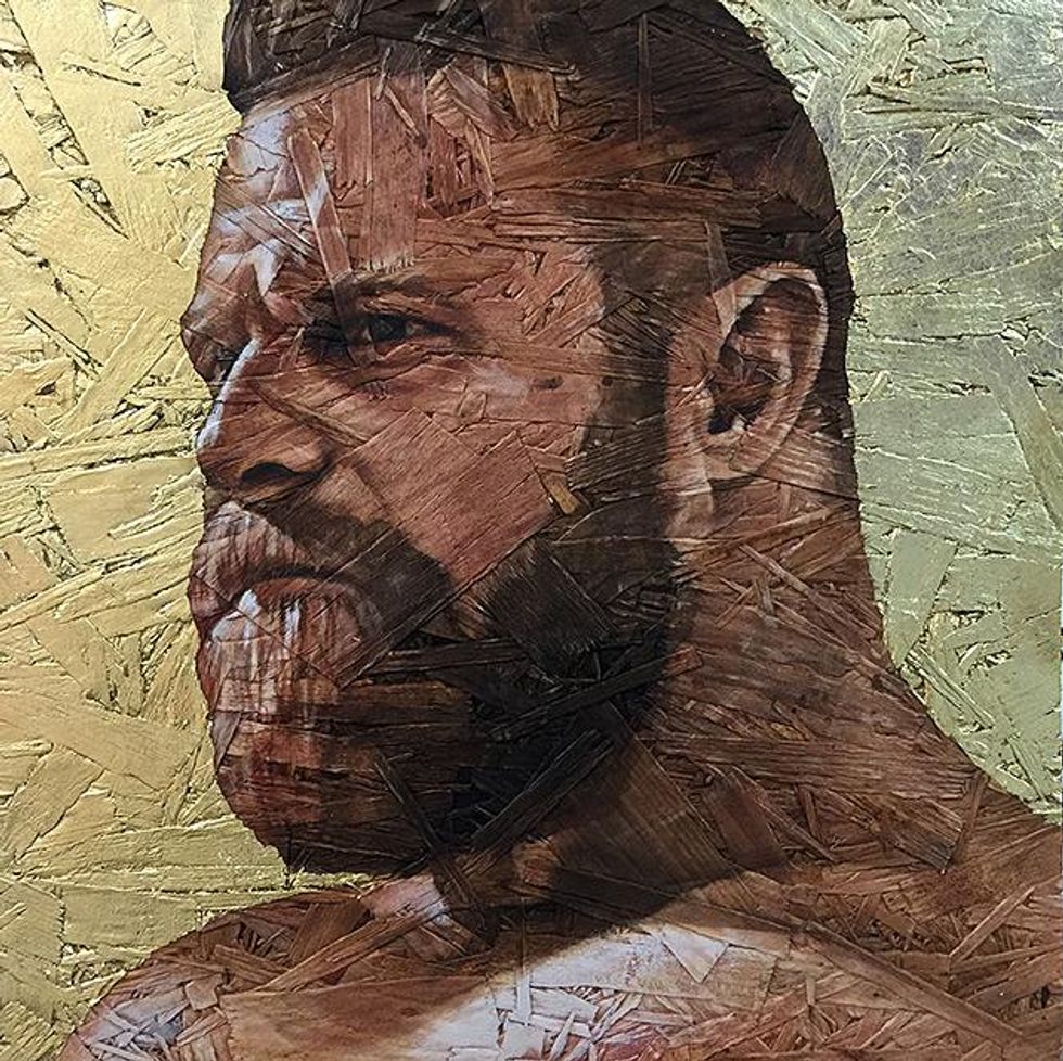 Miles-at-the-beach-acrylic-and-gold-leaf-on-particle-wood-panel-by-chris-lopezx633_0