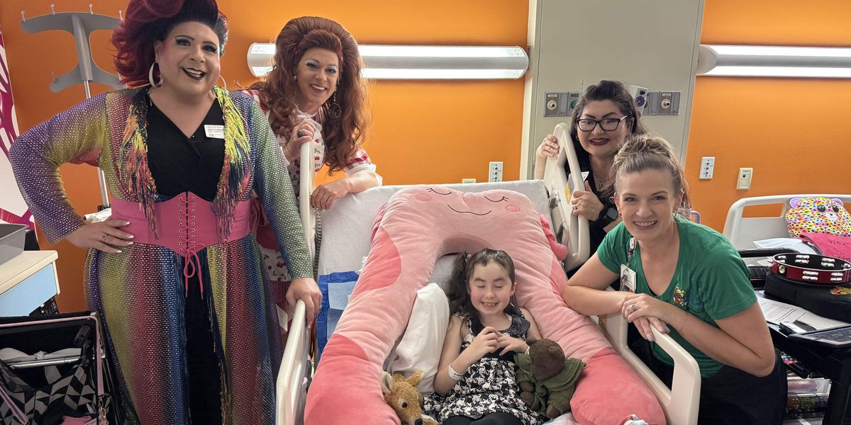 A 7-year-old fought for drag queens. When she got sick, they helped her sing again