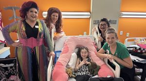 A 7-year-old fought for drag queens. When she got sick, they helped her sing again