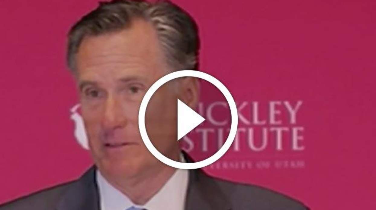 Mitt Romney Wants To Run For Senate in Utah
