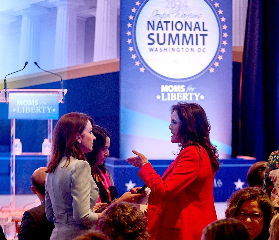 Moms for Liberty co founders Tina Descovich Tiffany Justice 2024 National Summit in Washington D.C